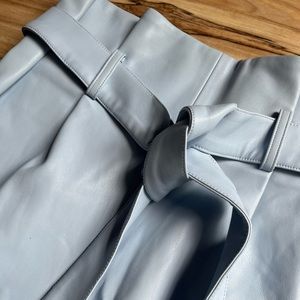 Amanda Uprichard Leather Shorts